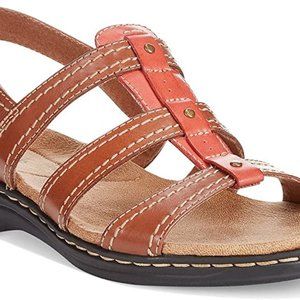 COPY - CLARKS Collections Women's Leisa Daisy Flat Sandals Tan (26100398) 8.5M
